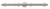 Richelieu Traditional Metal Pull - 8789 - Brushed Nickel - 320 mm