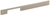 Richelieu Modern Aluminum Pull - 720 - Brushed Nickel - 256 mm