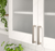 Richelieu Modern Metal and Aluminum Pull - 801 - Brushed Nickel - 128 mm
