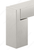 Richelieu Modern Metal and Aluminum Pull - 801 - Brushed Nickel - 320 mm