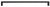 Richelieu Modern Metal and Aluminum Pull - 801 - Matte Black - 320 mm