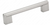 Richelieu Modern Metal Pull - 7191 - Brushed Nickel - 128 mm