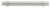 Richelieu Modern Metal Pull - 5016 - Brushed Nickel - 128 mm