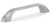 Richelieu Modern Metal Pull - 8599 - Brushed Nickel - 160 mm