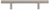 Richelieu Modern Steel Pull - 305 - Brushed Nickel - 108 mm