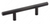 Richelieu Modern Steel Pull - 305 - Brushed Oil-Rubbed Bronze - 3 in