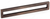Richelieu Modern Metal Pull - 3124 - Brushed Oil-Rubbed Bronze - 160 mm