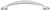 Richelieu Modern Metal Pull - 60816 - Brushed Nickel - 160 mm