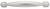 Richelieu Modern Metal Pull - 60816 - Brushed Nickel - 160 mm