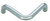 Richelieu Modern Metal Pull - 2586 - Chrome - 64 mm