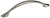Richelieu Traditional Metal Pull - 7815 - Pewter - 128 mm
