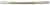 Richelieu Modern Metal Pull - 2620 - Brushed Nickel - 128 mm