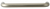 Richelieu Modern Steel Pull - 3320 - Brushed Nickel - 3.5 in