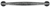 Richelieu Traditional Metal Pull - 8290 - Antique Iron - 128 mm