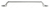Richelieu Traditional Metal Pull - 2377 - Black Nickel - 128 mm