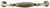 Richelieu Traditional Metal Pull - 8071 - Antique English - 128 mm