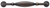 Richelieu Traditional Metal Pull - 8071 - Brushed Oil-Rubbed Bronze - 128 mm
