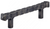 Richelieu Traditional Forged Iron Pull - 3365 - Matte Black Iron - 128 mm