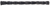 Richelieu Traditional Forged Iron Pull - 3365 - Matte Black Iron - 128 mm