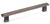 Richelieu Traditional Metal Pull - 7809 - Brushed Oil-Rubbed Bronze - 192 mm