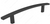 Richelieu Transitional Metal Pull - 650 - Matte Black - 128 mm
