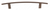 Richelieu Transitional Metal Pull - 650 - Honey Bronze - 128 mm