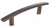 Richelieu Transitional Metal Pull - 650 - Honey Bronze - 96 mm