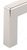 Richelieu Modern Metal Pull - 873 - Polished Nickel - 160 mm
