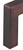 Richelieu Modern Metal Pull - 873 - Brushed Oil-Rubbed Bronze - 192 mm
