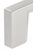 Richelieu Modern Metal Pull - 8160 - Brushed Nickel - 128 mm