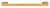 Richelieu Modern Metal Pull - 8160 - Brushed Aurum Gold - 160 mm