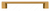 Richelieu Modern Metal Pull - 8160 - Brushed Aurum Gold - 160 mm