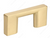 Richelieu Modern Metal Pull - 8160 - Satin Brass - 32 mm