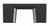 Richelieu Modern Metal Pull - 8160 - Matte Black - 32 mm