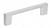 Richelieu Modern Metal Pull - 8160 - Matte Chrome - 96 mm
