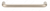 Richelieu Modern Copper Pull - 75 - Antimicrobial, Brushed Nickel - 4 in