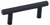 Richelieu Modern Steel Pull - 205 - Matte Black - 3 in