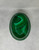 Glass Rabbit Malachite Green Slag