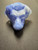 Doghead Toothpick/Match Holder Cobalt Slag