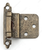Richelieu 3/8" OverlaySemi-Concealed Self-Closing Hinge - Antique English
