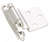 Richelieu 3/8" Overlay Semi-Concealed Self-Closing Hinge - Chrome