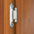 Richelieu 3/8" Overlay Semi-Concealed Self-Closing Hinge - Chrome
