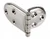 Traditional Metal Icebox Hinge - 8580 - Satin Nickel