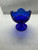 Azelea Open Pedestal Dish Cobalt