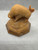 Buffalo Paperweight Chocolate Glass