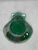 Glass Shell Dish Malachite Iridescent Glass