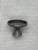 Knob Base for Glass Cabochon (29.75mm Inside) Antique Pewter