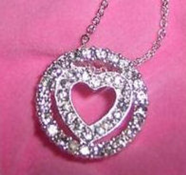 avon heart pendant