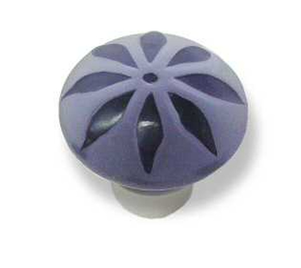 Frosted Plum Glass Knob with Satin Nickel Base
CB-PBF500Y-PLU-C