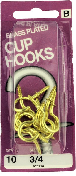 pack of brass cup hooks
H-970716